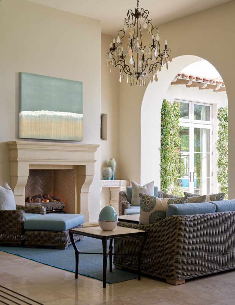 Barclay Butera Palm Springs living room