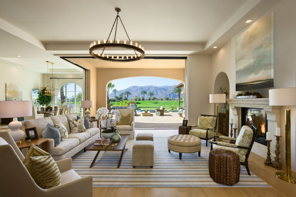 Barclay Butera Palm Springs living room