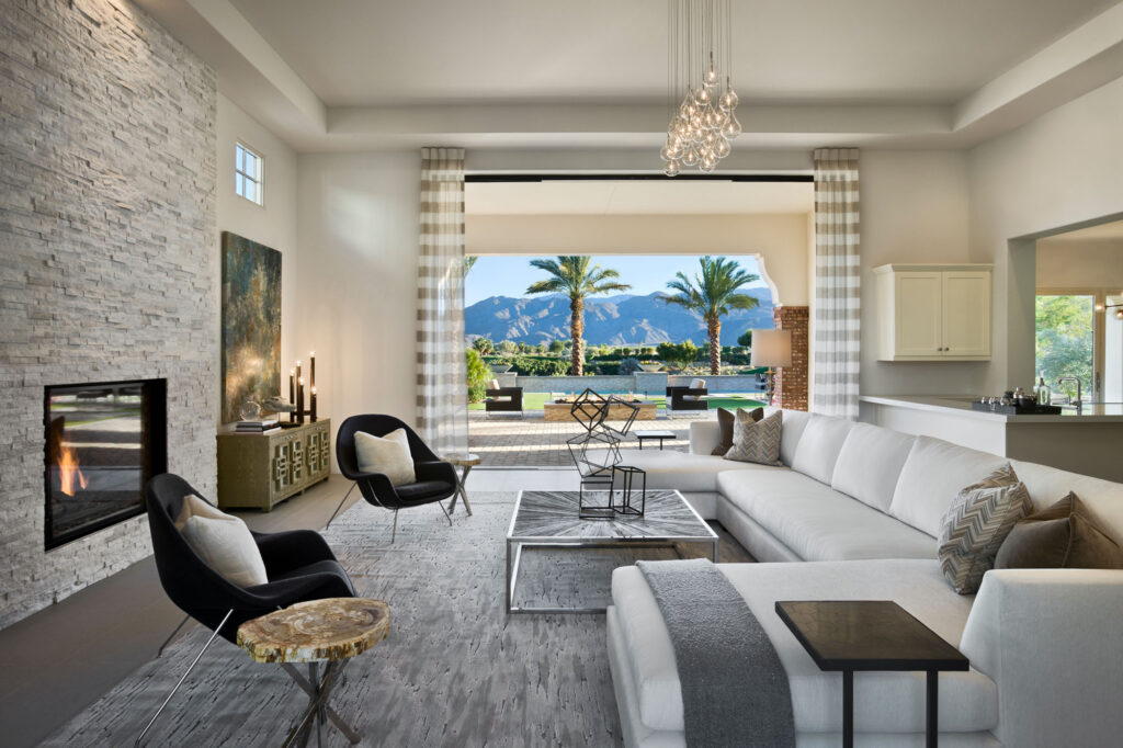 Barclay Butera Palm Springs living room