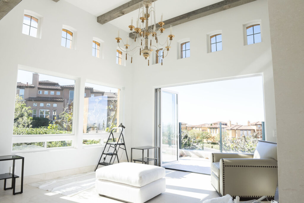 living room installation day