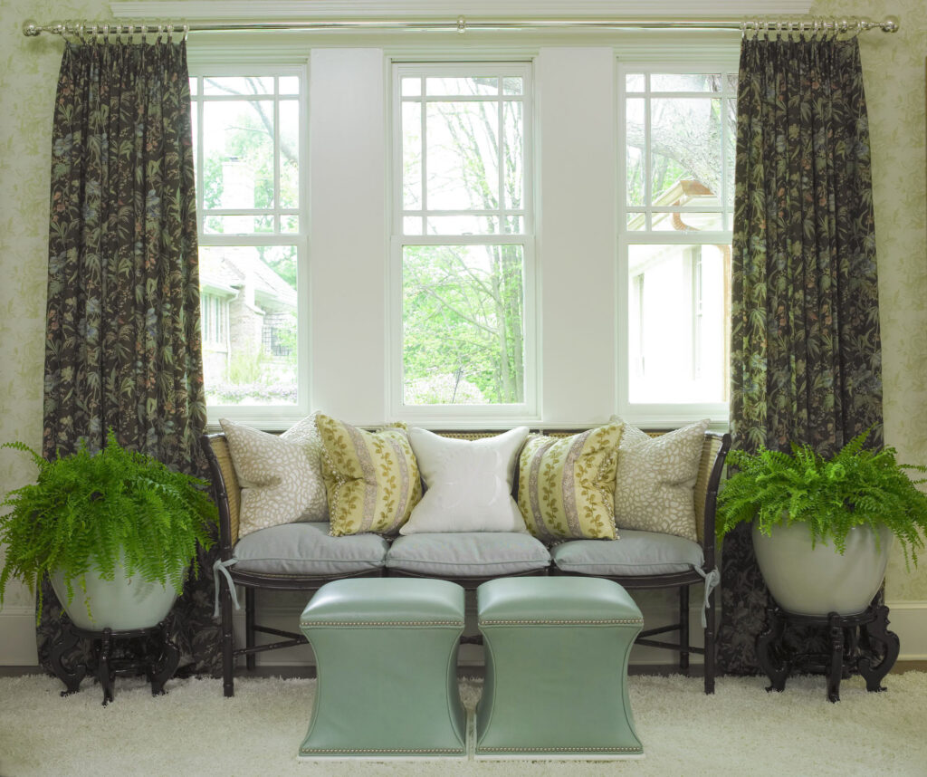 a touch of blush living room