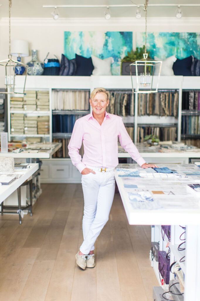 Barclay Butera in Newport, CA showroom