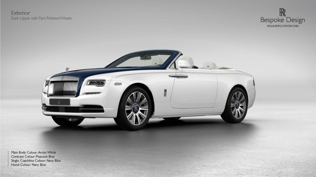 Barclay Butera Custom Rolls-Royce Dawn exterior