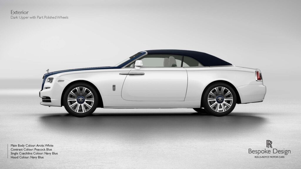 Barclay Butera Custom Rolls-Royce Dawn exterior